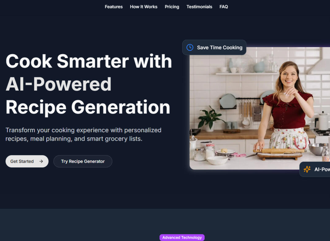 AI Chef - Frontend(Next.js), ai(OpenAI API), backend(FastAPI)